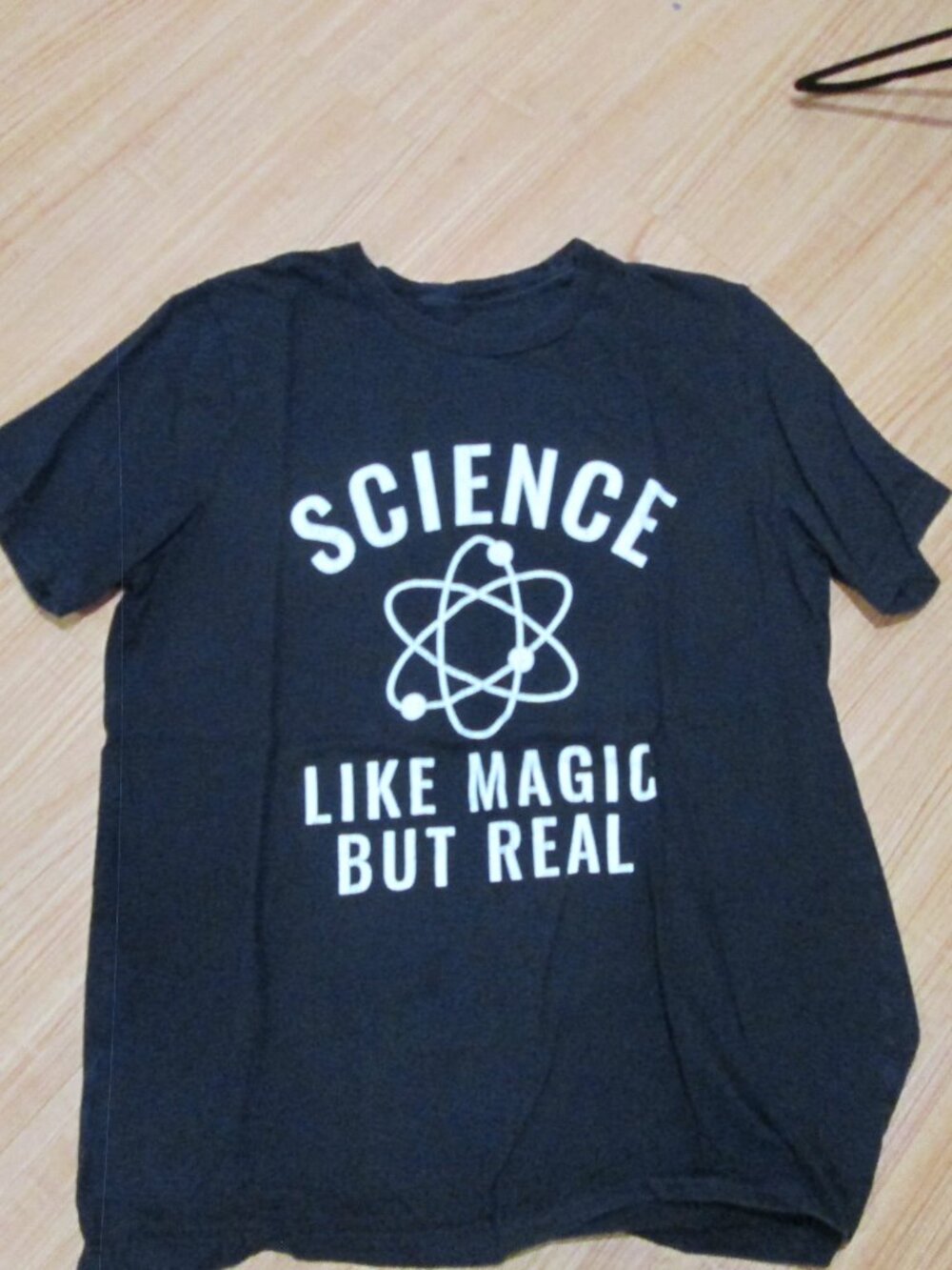 Size Large Science,like magic but real T-Shirt Tee, Teacher, science enthusiast